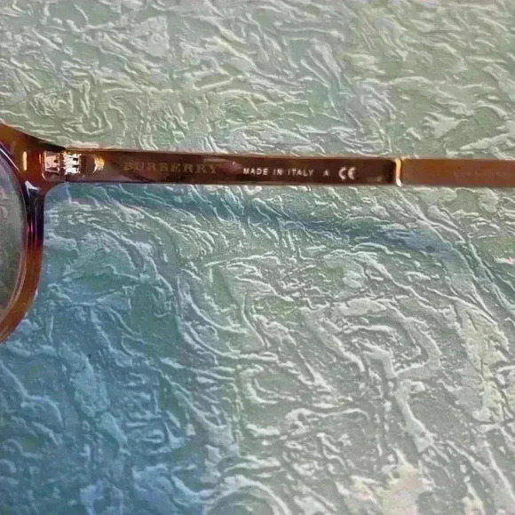 Vintage Burberry tortoise shell women’s glasses B 2142 3316 made in Italy - Picture 3 of 6